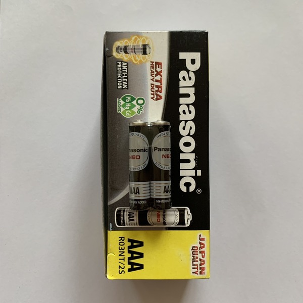 Pin AAA Panasonic R03NT2S - Pin Số 1  - Công Ty TNHH Sản Xuất Thương Mại Thạch Anh